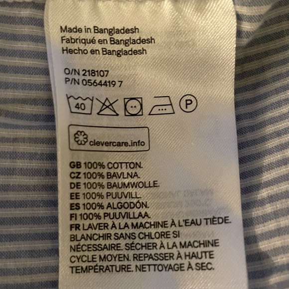 H&M - Label of Graded Goods Striped Blouse (size 10) - Picture 8 of 8